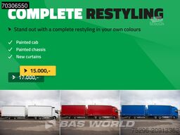 Volvo FH 460 6X2 LNG Engine! curtainside combination ...