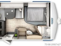 FENDT Apero Activ 390 FH Modell 2026 / 1700 kg / Brent