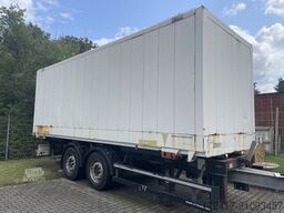 SCHMITZ CARGOBULL ZWF 18 Tandem BDF WECHSELER+KOFFER HOCHGEKUPPELT