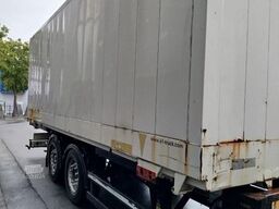 SCHMITZ CARGOBULL ZWF 18 Tandem BDF WECHSELER+KOFFER HOCHGEKUPPELT