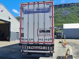 Ekeri 3-axle cabinet semitrailer w/ full side opening.