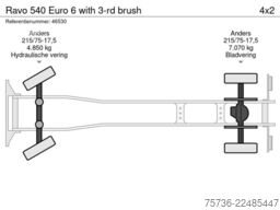Ravo 540 Euro 6 with 3-rd brush