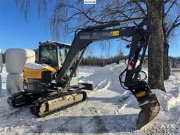 Volvo ECR58D Crawler Excavator – Rototilt – 2 Buckets –