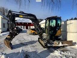 Volvo ECR58D Crawler Excavator – Rototilt – 2 Buckets –