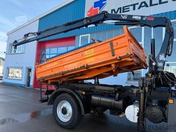 MAN 13.240 TGM 4x4 3-Seitenkipper Ladekran Hiab 066