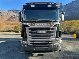 Scania G480 6x4 snow rigged tipper truck w/ two sets of t