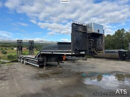 Istrail 3 axle machine trailer w/ extension, widening and