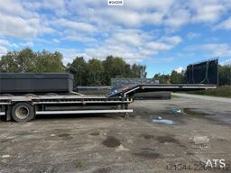 Istrail 3 axle machine trailer w/ extension, widening and