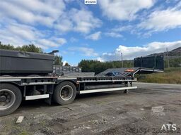Istrail 3 axle machine trailer w/ extension, widening and