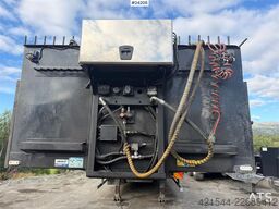 Istrail 3 axle machine trailer w/ extension, widening and