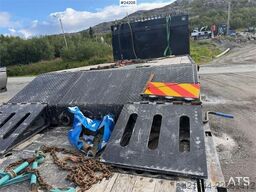 Istrail 3 axle machine trailer w/ extension, widening and