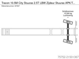Tracon 10.5M City Stuuras 2.5T LBW Zijdeur Stuuras APK...