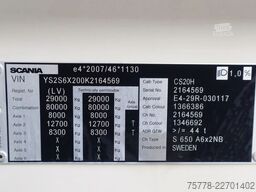 Scania S650 V8 NGS | 6X2 | RETARDER | 80 TON | ADR | E...