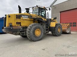 Komatsu WA500-7 wheel loader with a bucket