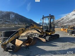 CAT 302.7DCR excavator w/ 3 buckets and hammer. Will b