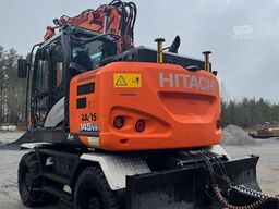Hitachi ZX145W-6 wheeled excavator with GPS, tiltrotator,