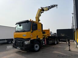 Renault C440 + HYVA HC501X E6 50TONS + 6X2 STEERING + E...