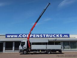 DAF LF 260 FA Openwagen + Kraan Fassi F85 B023+ Rad...