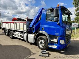 DAF CF 330 FAN 6x2 PRITSCHE + KRAN HIAB XS 244 EP-3...