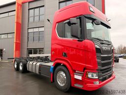 Scania R590 6x4 Kurzholz Kran und Schemel nach Wahl