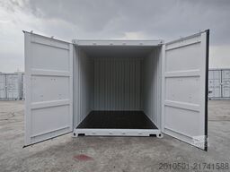 10 Fuß Seecontainer / one Way Lagercontainer / Anthrazit / Lichtgrau