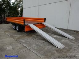 Möslein TTD 11 Weiß  neuer Tandem 3- Seitenkipper Tieflader-- Neufahrzeug --