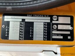 DAF FAG 75 CF 250 Haller 20m³ Manual gearbox