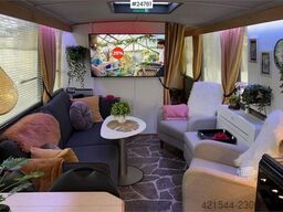 Volvo B10 B motorhome with 5+1 seats and sleeping space