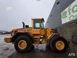 Volvo L120E wheel loader with bucket. Delivered certifie