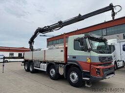 VOLVO FMX 460 * 8 X 4 * PRITSCHE HIAB KRAN 10 M *B & B