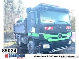 Mercedes-Benz Actros 3341 K 6x4, Bormatik links, Heckkran Penz