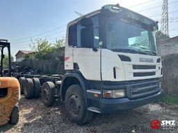 Scania P 420 8x4 lames steel big axles