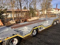 Möslein T 4 VB H1 R neuer 4 Achs Tieflader + Radmulden