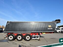 WIELTON 3-Achs Kipper 33m³ elektrisches Verdeck Alufelge
