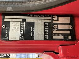 DAF FA CF 330 Euro 6 Hyvalift 14 Ton portaalarmsysteem