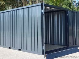 Elipo® Container RAL7016 Materialcontainer 3m x 2m NEU