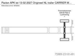 Pacton APK tot 13-02-2027 Origineel NL trailer  CARRIE...