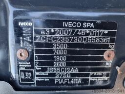 Iveco Daily 35C11 Bakwagen Laadklep 22m3 2.48 hoog