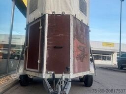 BÖCKMANN ABL 2 Pferdeanhänger Holz/ Plane 2t.