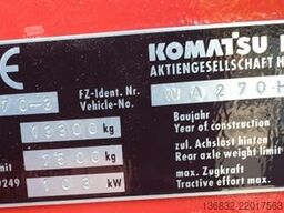 KOMATSU WA 270 Top wie Liebherr 524/538