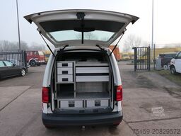 Volkswagen Caddy 2.0 TDI 4Motion 2-Sitzer Klima AHK Werkstatteinbauten COC Tempomat