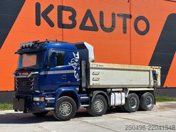 Scania R 730 8x4 RETARDER / FULL STEEL / BOX L=5575 mm