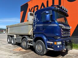 Scania R 730 8x4 RETARDER / FULL STEEL / BOX L=5575 mm
