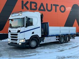 Scania R 500 6x2*4 HIAB 232E-6 / PLATFORM L=6432 mm