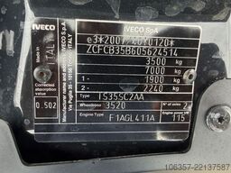 IVECO Daily 35S16V Klima, PDC,Tacho, AHK, RD 3520mm
