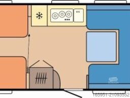 Hobby Prestige 560 WLU Fußbodenerwärmung 2000 kg