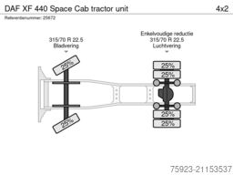 DAF XF 440 Space Cab tractor unit