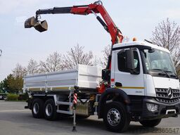Mercedes-Benz Arocs 2636 / 6x4 / HDS Fassi / 3-Way Tip