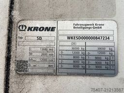 KRONE Koffer m. Isolierwänden u. LBW SDR 27