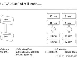 MAN TGS 26.440 BL 6x4 Haken kurz Schalt 21-5